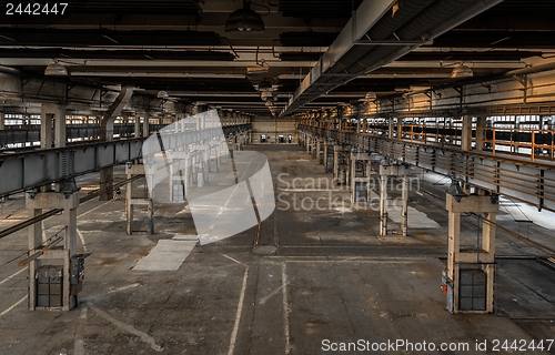 Image of Industrial interior of an old factory