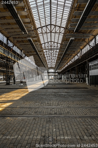 Image of Industrial interior of an old factory