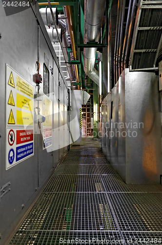 Image of Industrial interior of a power plant