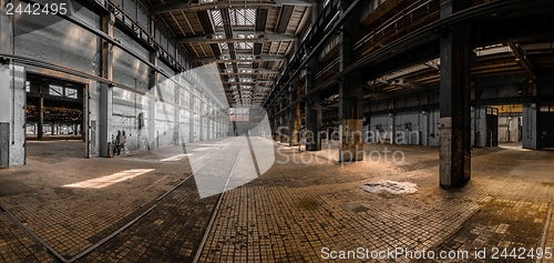 Image of Industrial interior of a large building