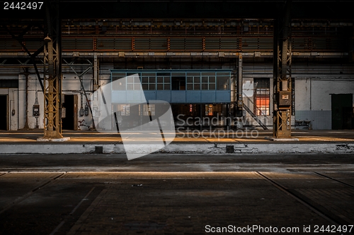 Image of Industrial interior of an old factory