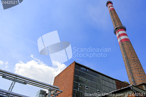 Image of Sunshine with a thermal power plant