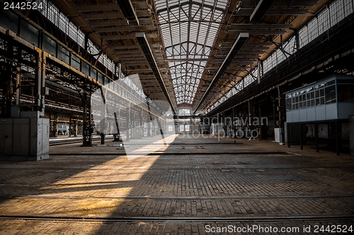 Image of Industrial interior of an old factory