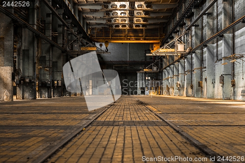 Image of Industrial interior of an old factory