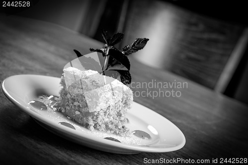 Image of Delicious hungarian dessert closeup