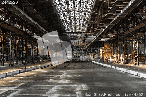 Image of Industrial interior of an old factory