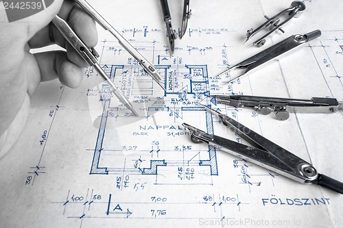 Image of The part of architectural project