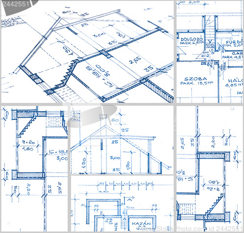 Image of The part of architectural project