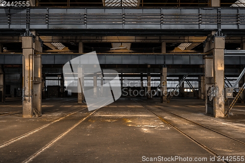 Image of Industrial interior of an old factory
