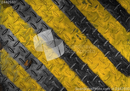 Image of Yellow and black industrial texture