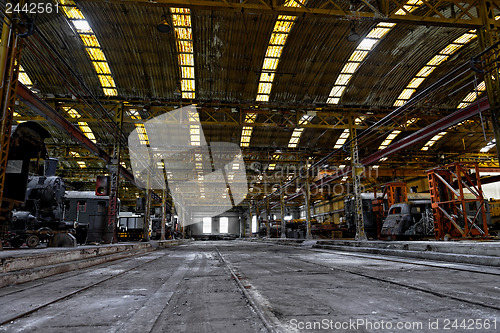 Image of Interior of a vehicle repair station