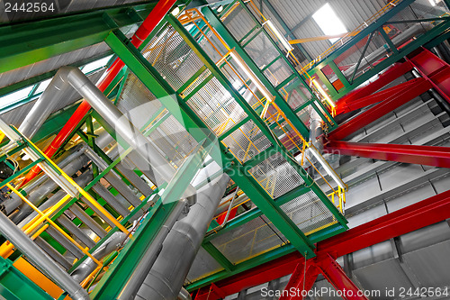 Image of Industrial interior of a power plant