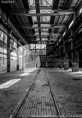 Image of Industrial interior of an old factory