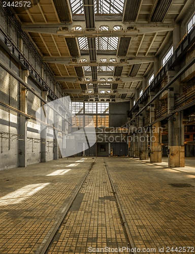 Image of Industrial interior of an old factory