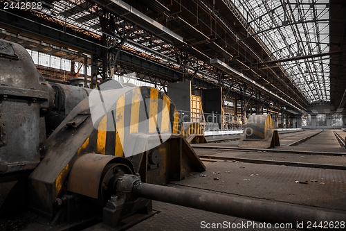 Image of Industrial interior of an old factory