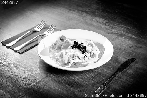 Image of Delicious stew on the table