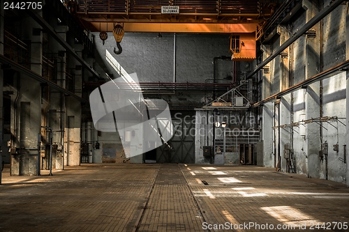 Image of Industrial interior of an old factory