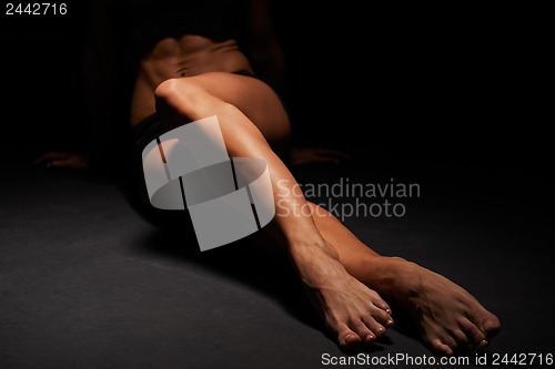 Image of Legs of a beautiful woman