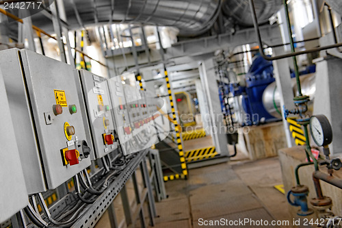 Image of Industrial interior of a power plant