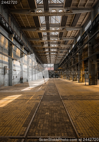 Image of Industrial interior of an old factory