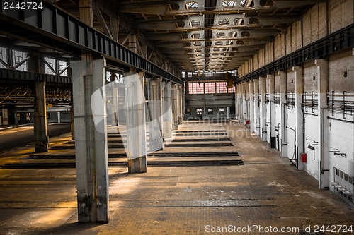 Image of Industrial interior of an old factory