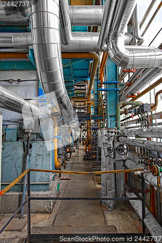 Image of Industrial interior of a power plant