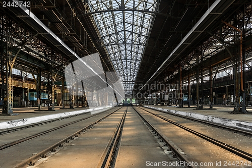 Image of Industrial interior of an old factory