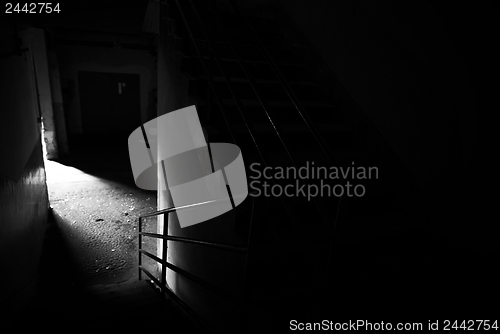 Image of Dark Corridor in a building