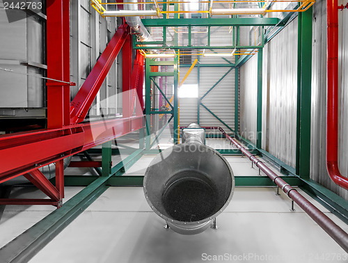 Image of Industrial interior of a power plant