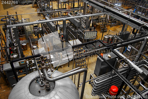 Image of Beer factory interior