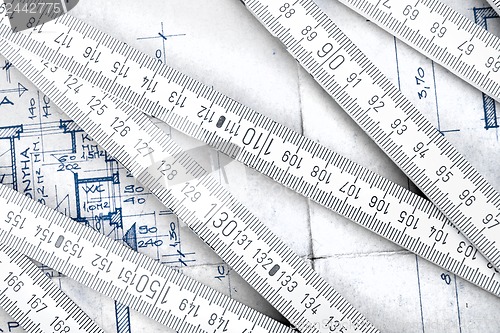 Image of The part of architectural project