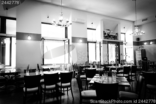 Image of Interior of a traditional hungarian restaurant