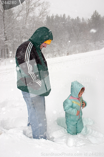 Image of Playing in the Snow