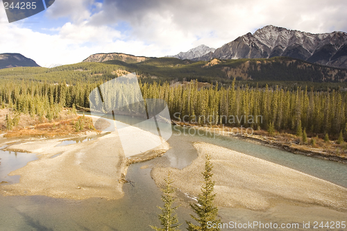 Image of Mountain river valley