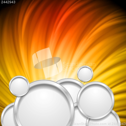 Image of Colourful abstract wavy backdrop