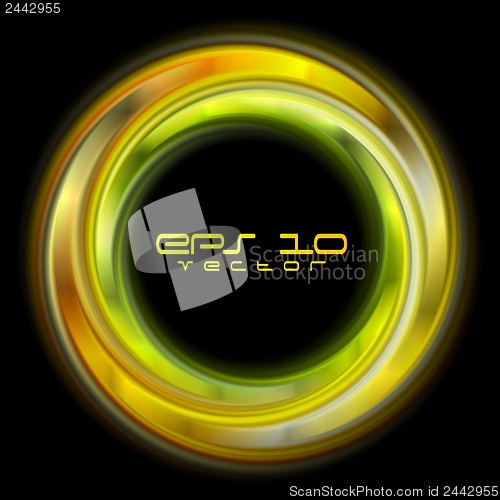 Image of Colourful abstract circles. Vector logo