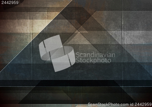 Image of Abstract grunge tech vector
