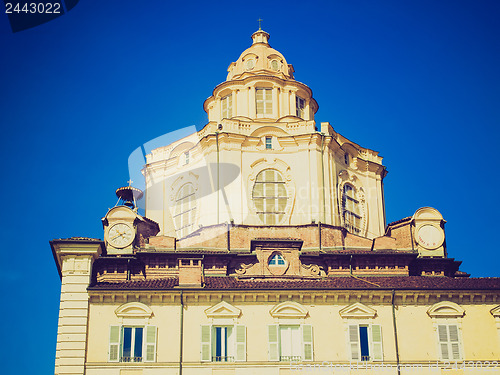 Image of Retro look San Lorenzo church, Turin