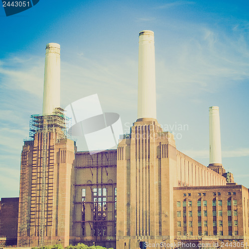 Image of Vintage look Battersea Powerstation London