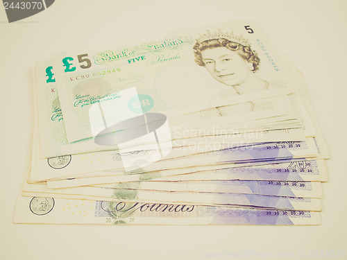 Image of Retro look Pound note