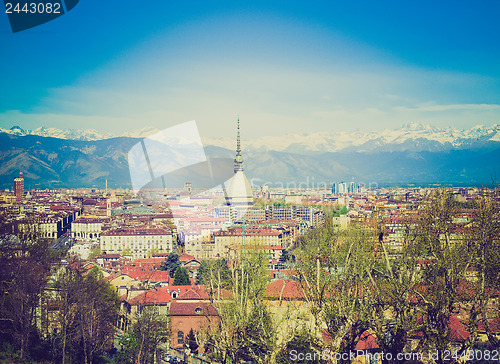 Image of Retro look Turin view