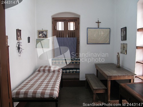 Image of The former room of Mother Teresa at Mother House in Kolkata