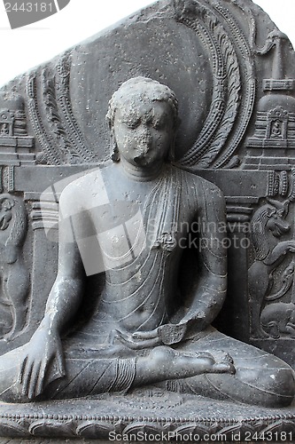 Image of Buddha in Bhumisparsha mudra