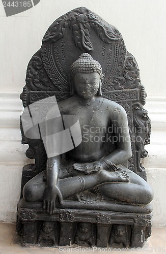 Image of Buddha in Bhumisparsha mudra
