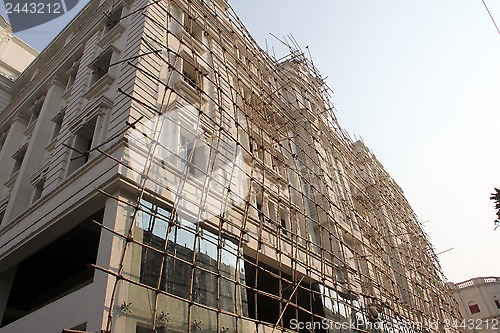 Image of Bamboo scaffolding, Kolkata, India