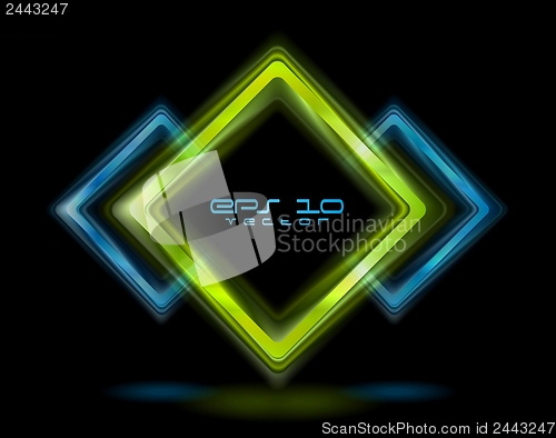 Image of Colourful abstract shapes. Vector logo