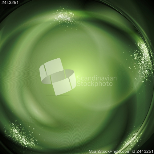 Image of Green bright vector illustration