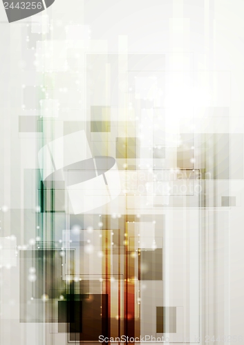 Image of Modern hi-tech vector template