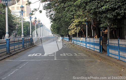 Image of Empty street in Kolkata