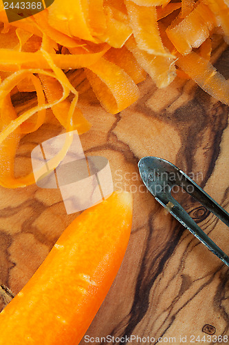 Image of Peeling Carrots